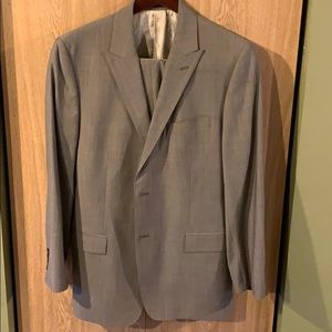 Men’s beige Versace suit custom made